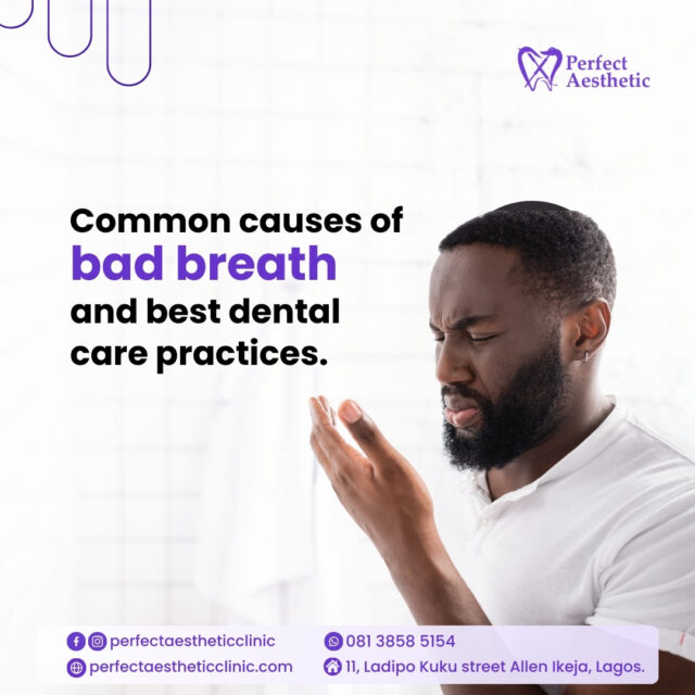 Common causes of bad breath and best dental care practices.